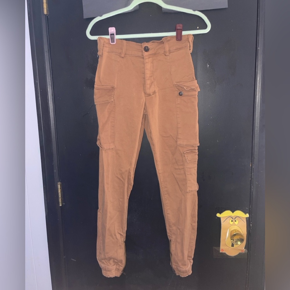 Fashion Nova Women's Brown Cargo Jeans